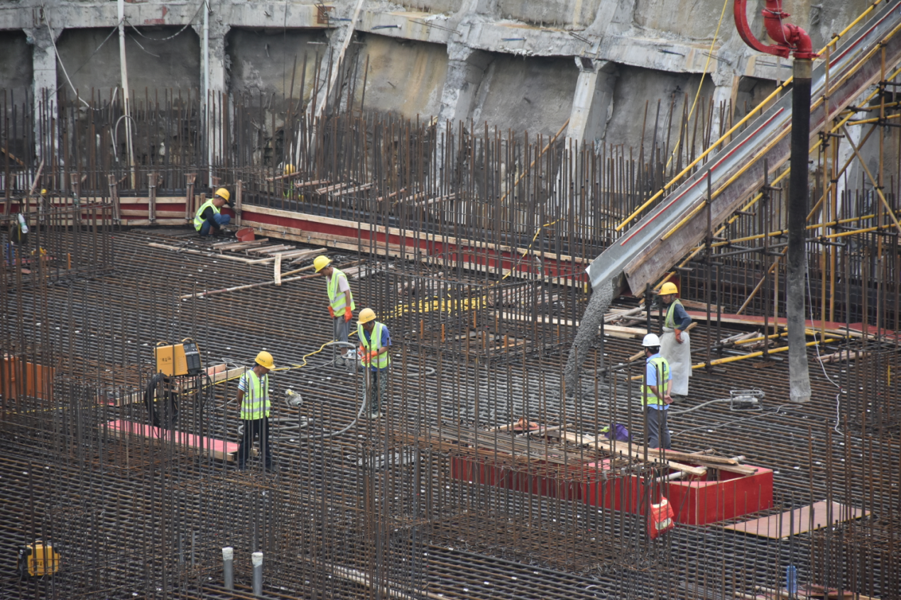 友誼監理 | 湖南第二高樓完成筏板澆筑,建設步伐再提速