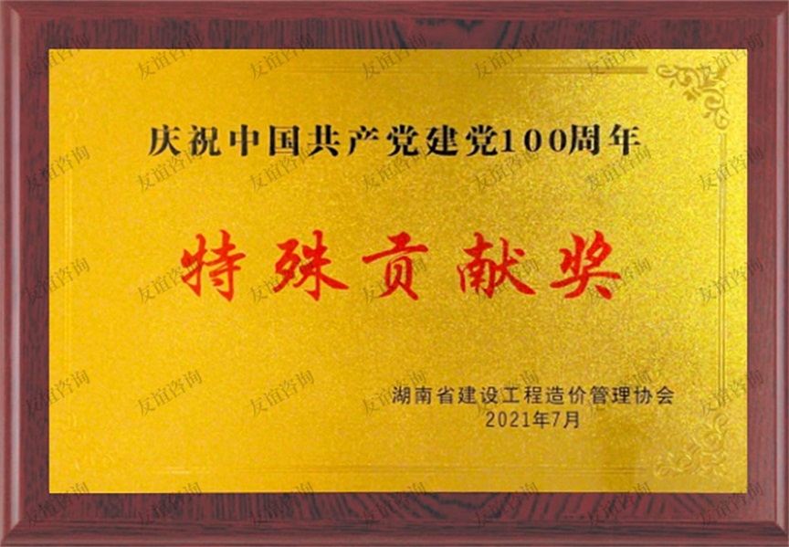 湖南省建設(shè)工程造價(jià)管理-慶祝中國(guó)共產(chǎn)黨建黨100周年特殊貢獻(xiàn)獎(jiǎng)